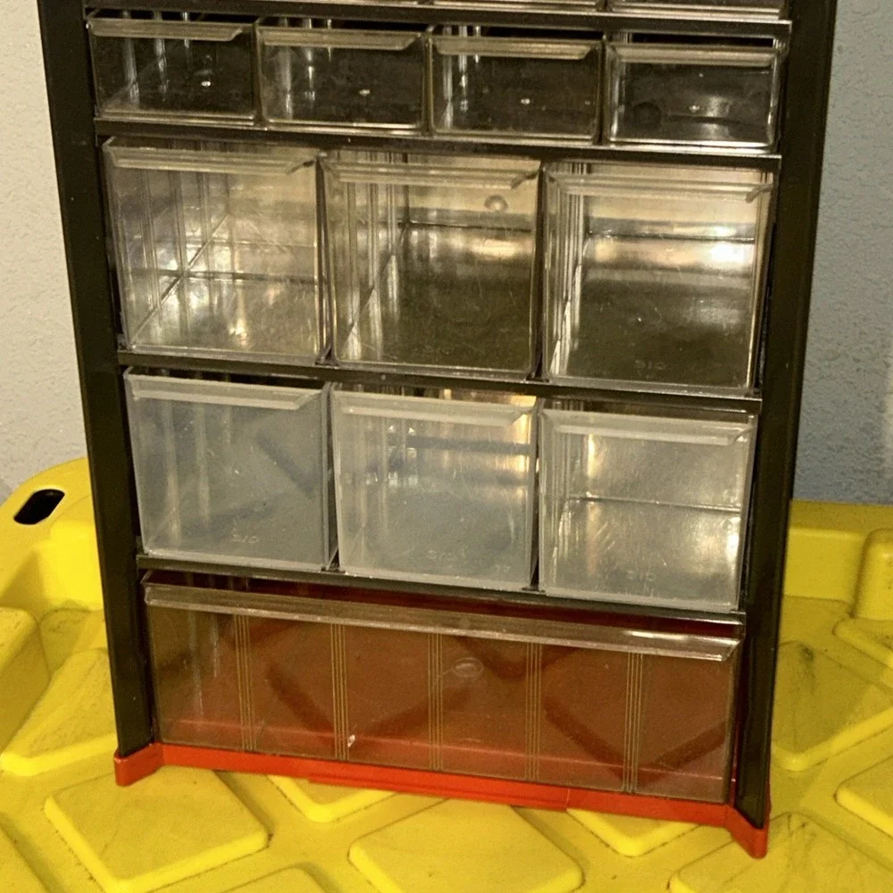 23 Drawer Multi Use Plastic Drawers Metal Frame Storage Container